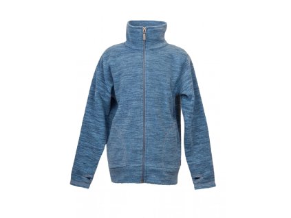 mikina fleece s otvorem pro palec modra 4523091