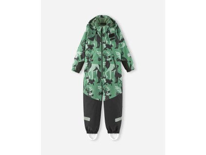 Overal Reima Kurikka zelená lesní zvířátka