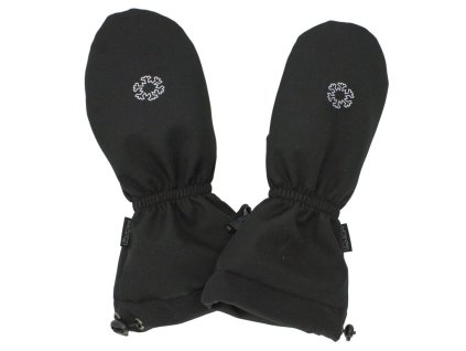 rukavice softshell snehove 30 15 s reflexnim tiskem cerne 4477976