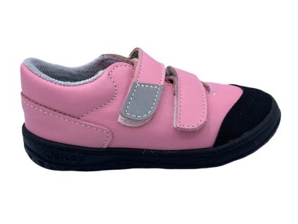 19988 3 detske celorocni boty jonap b22 barefoot ruzove (1)