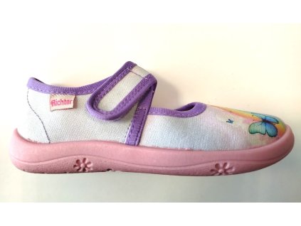 Bačkůrky Richter balerínka 9150 3296 1411 duhová/motýl