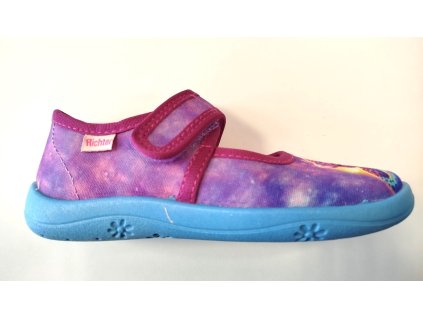 Bačkůrky Richter balerínka 9150 3296 7601 fialová/gepard