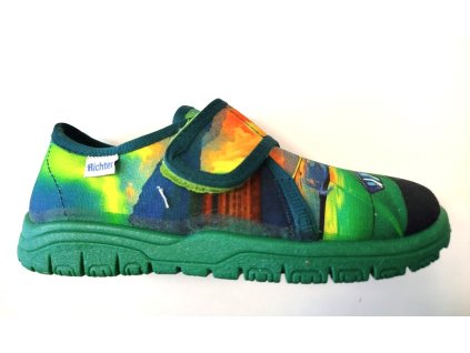 Bačkůrky Richter bchlapecké 9000 3296 8401 zelená/auto