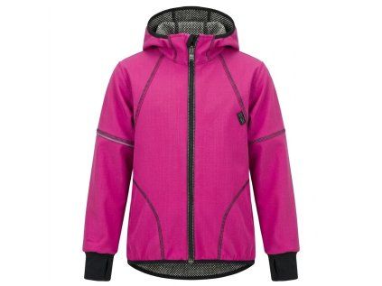 bunda softshell jarni s bambusem ruzova 5303214