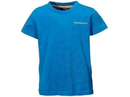 Tričko Didriksons DROPPY (Barva modrá, Velikost oblečení 110)