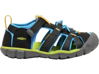 Sandály Keen Seacamp CNX black/brilliant blue