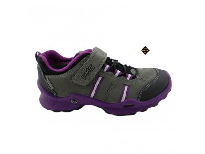 zapatillas deportivas trekking nina junior gris y morado goretex impermeable pforgt 8655 primigi 2 1