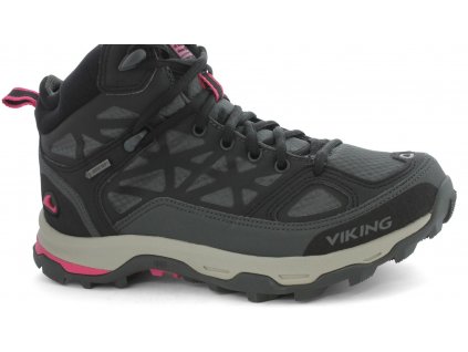 Obuv celoroční Viking Ascent Jr GTX (Barva černá, Velikost boty 34)