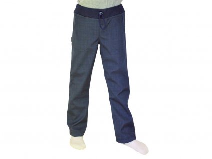 Kalhoty Fantom softshell bambus slim modré (Velikost oblečení 104)