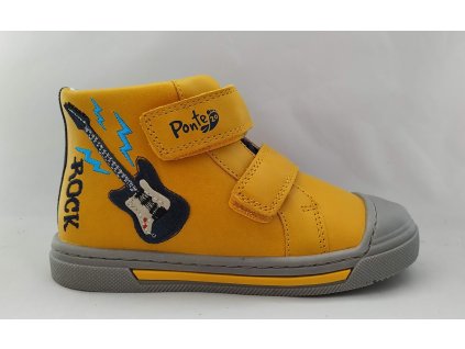 Obuv celoroční Ponte PPB122A-DA03 žlutá/rock (Barva žlutá, Velikost boty 25)