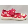Bačkůrky Richter balerínka 9150 5196 růžová/květy (Barva růžová, Velikost boty 25)