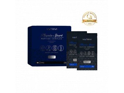 Nutrivi Physio Sport Peptide Complex 30 sáčků, sáčkov, lyofilizovaný rybí kolagen s kyselinou hyaluronovou, sachets
