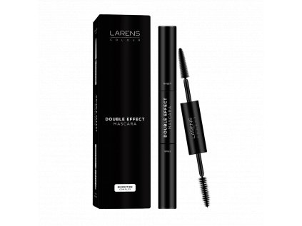 Larens Colour Mascara s dvojitým efektem, efektom a výživním, výživným sérem, sérom na řasy, riasy, with double effect and nourishing serum
