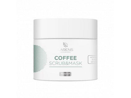 Larens Coffee Scrub & Mask 200 ml, Kávová maska s peelingovým, pílingovým účinkem, účinkom