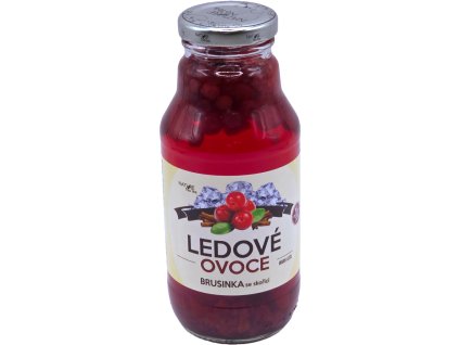 Ledové ovoce Brusinka se skořicí