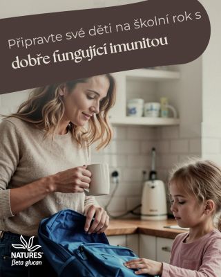 📚 Back to school je tady! S novými zážitky ve škole přichází i podzimní bacily. 💪 Dopřejte dětem dobře fungující imunitu s...