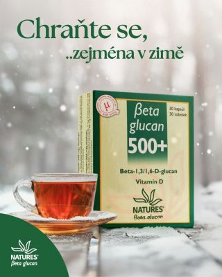 ☀️❄️ Zimní tip pro silnou imunitu: vitamín D + betaglukan Během zimy přijímáme méně přirozeného slunečního světla, a proto...