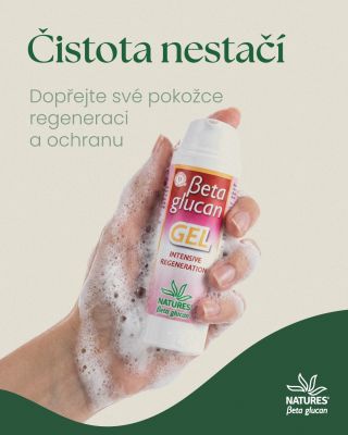 Čistota je základ. Ale pokožka potřebuje víc než jen vodu. Každý dotek, každé umytí zanechává stopu. Jemný Beta Glucan Gel...