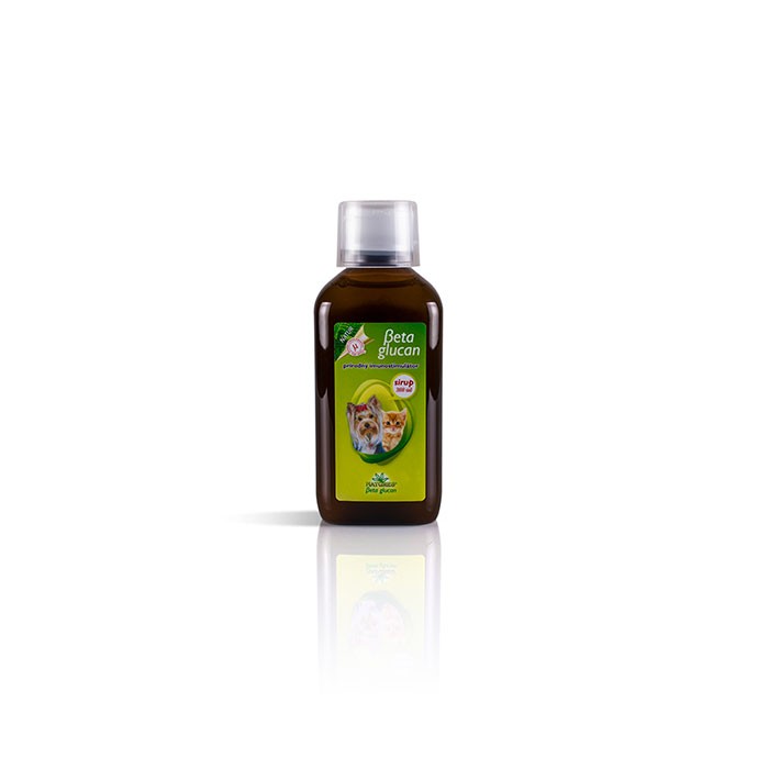 beta glukán sirup pre zvieratá