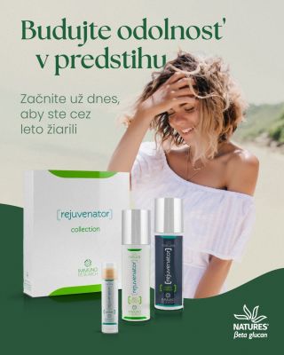 Prvé silné slnko je pre telo šok. 💥Kým si začnete užívať letné dni naplno, pripravte svoju pokožku a imunitný systém na UV...