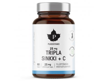 triple zinc 25mg vitamin c 60 kapsli zinek s vitaminem c