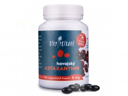 havajsky astaxanthin vegan 6 mg 120 kapsli