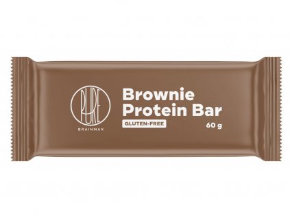 brainmax pure proteinova tycinka brownie 60g 1