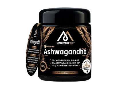 ashwagandha plus mountaindrop mumio 25g s ashwagandhou ksm 66 25g a kastanovym medem 300g