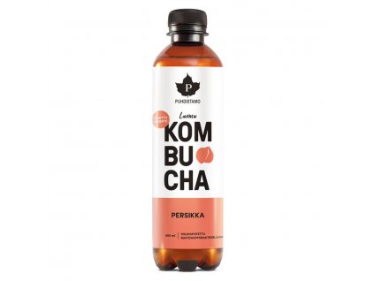 kombucha bio 400ml broskev
