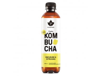 kombucha bio 400ml zazvor a citron