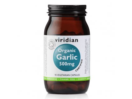 garlic 500mg 90 kapsli organic