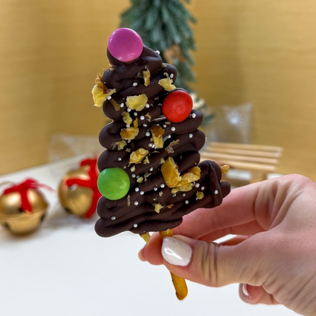 Vianočné čoko-stromčeky