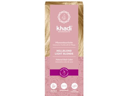 khadi farba na vlasy svetlá blond