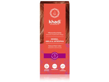 khadi rastlinna farba na vlasy henna amla jatropha