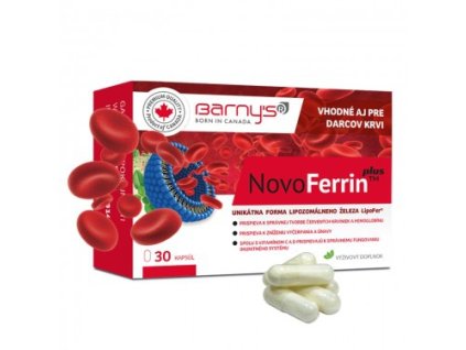 Barnys NovoFerrin Plus 30 kapsúl