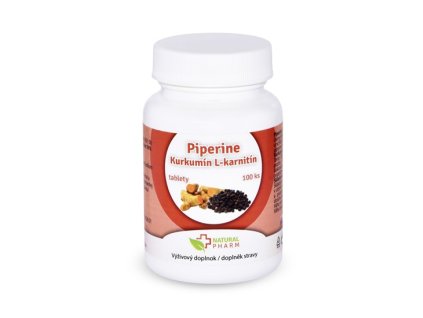 PIPERINE+KURKUMA+L-KARNITÍN tablety