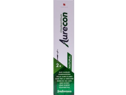 aurecon ušné sviečky natural 2 ks
