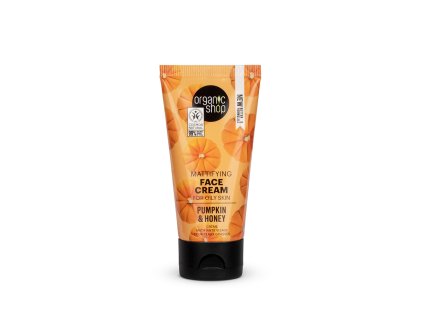 OS Zmatňujúci krém na mastnú pleť-Tekvica+Med 50ml