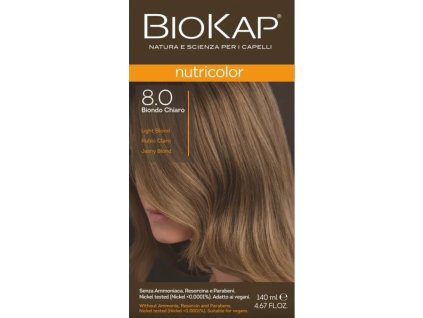 BIOKAP Nutricolor Farba na vlasy Svetlý blond 8.0