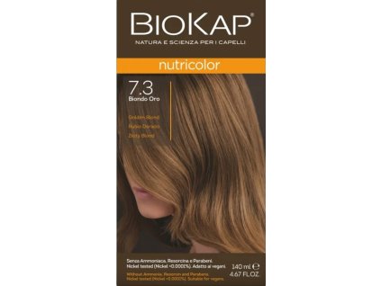 BIOKAP Nutricolor Farba na vlasy Zlatý blond 7.3