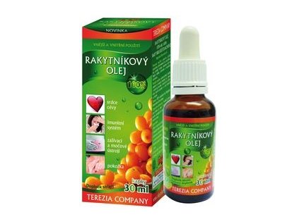 Rakytníkový olej 100% v kvapkách 30ml