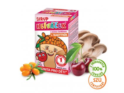 HLIVIAČIK SIRUP S HLIVOU A RAKYTNÍKOM