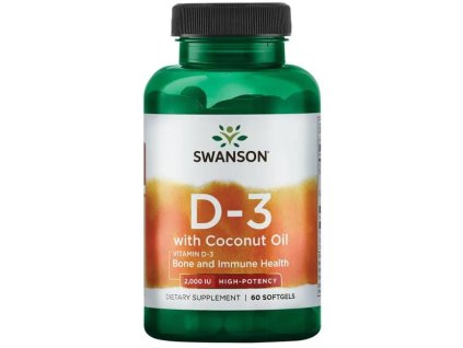 50196 swan vitamin d3 coconut oil 60kps 2 000iu 50mcg