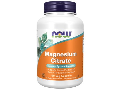 NOW Magnézium citrát  400mg 120 kapsúl
