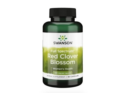 SWANSON Red Clover Blossom 430 mg 90 kapsúl