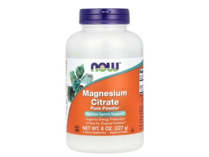 NOW Magnezium citrat prášek 227g.jpg
