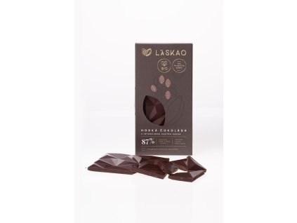 Laskao Čokoláda horká 87% BIO 75 g