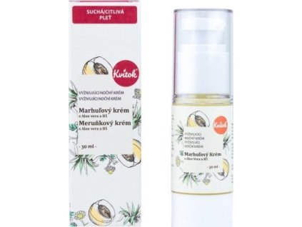 Kvitok Krém nočný marhuľový 30ml