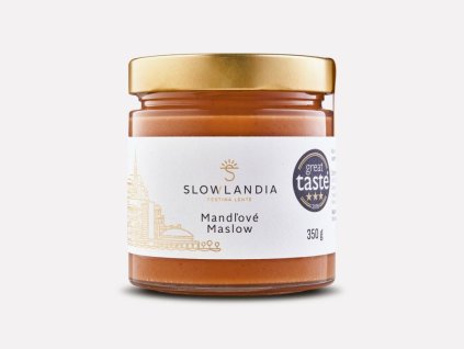 Slowlandia Mandľové maslo 350 g