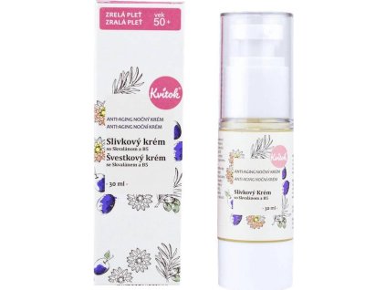 Kvitok krém nočný AntiAge slivkový 30ml